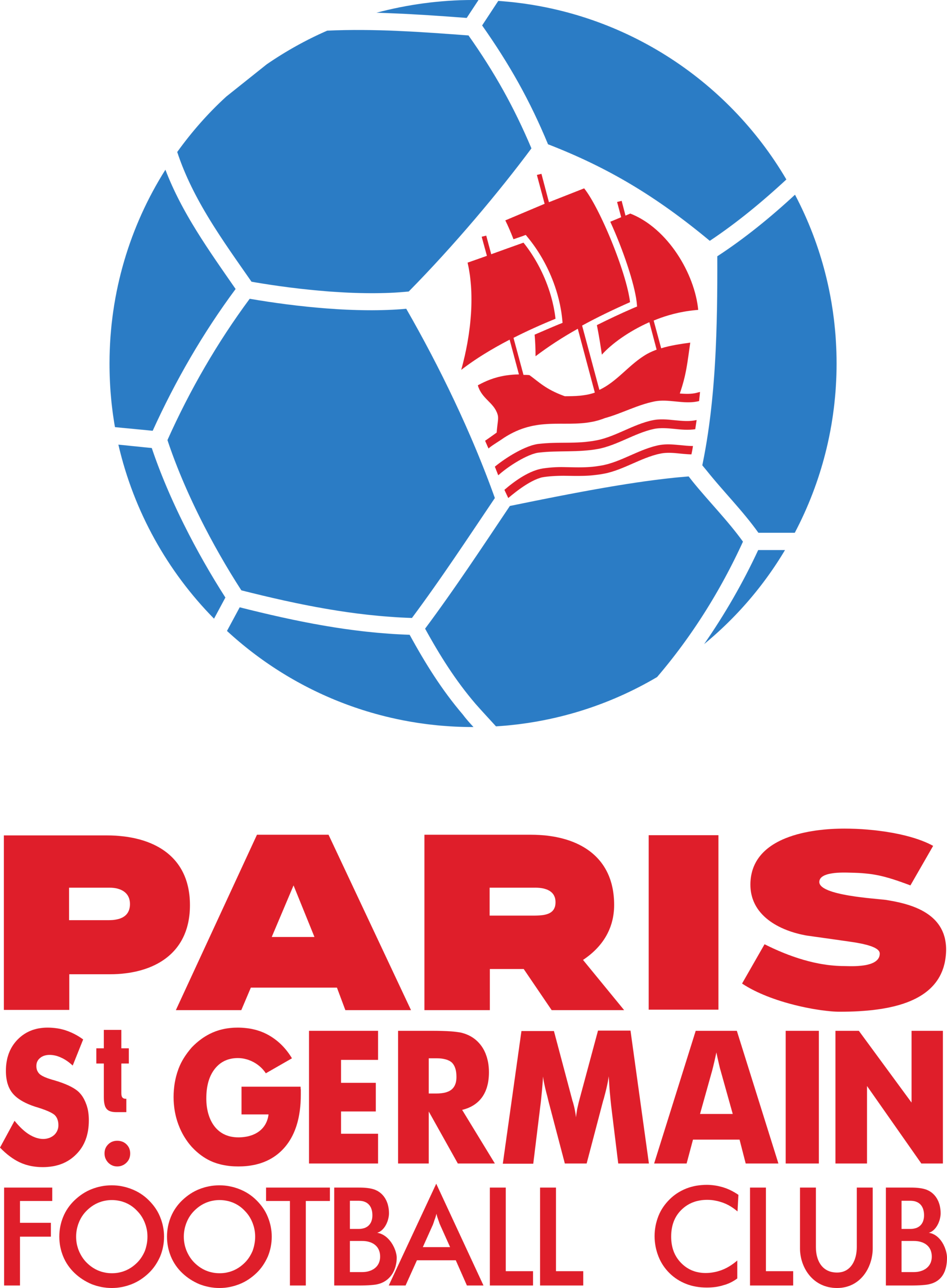 Paris Saint Germain FC Logo 1970