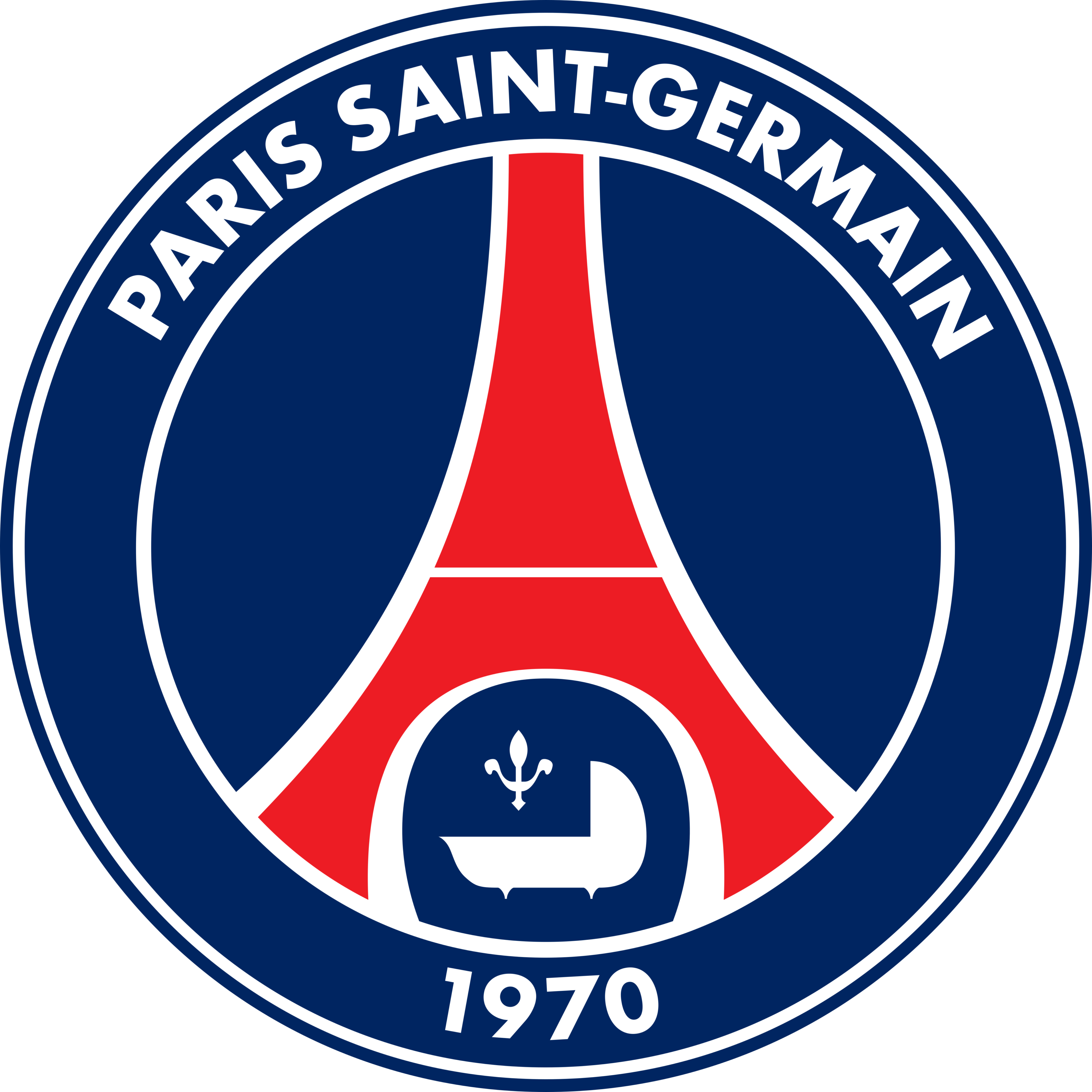 Paris Saint Germain FC Logo 2002