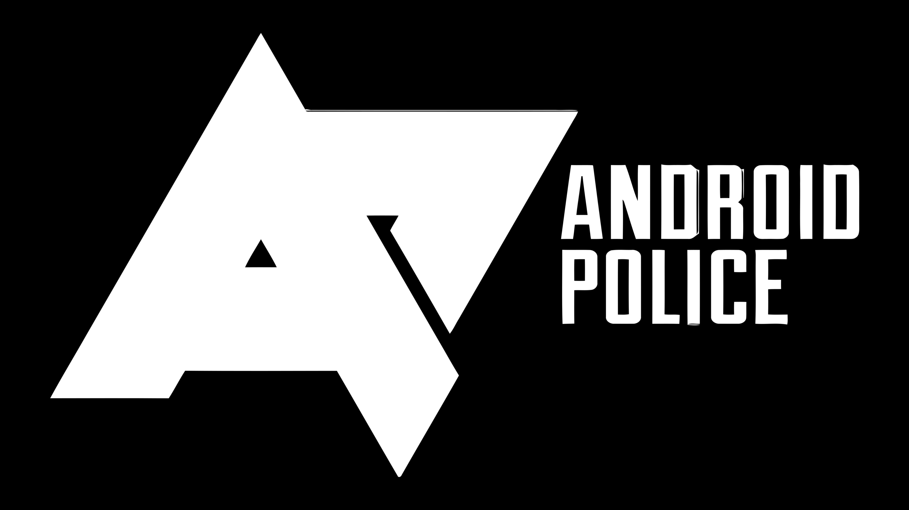Android Police Logo old black