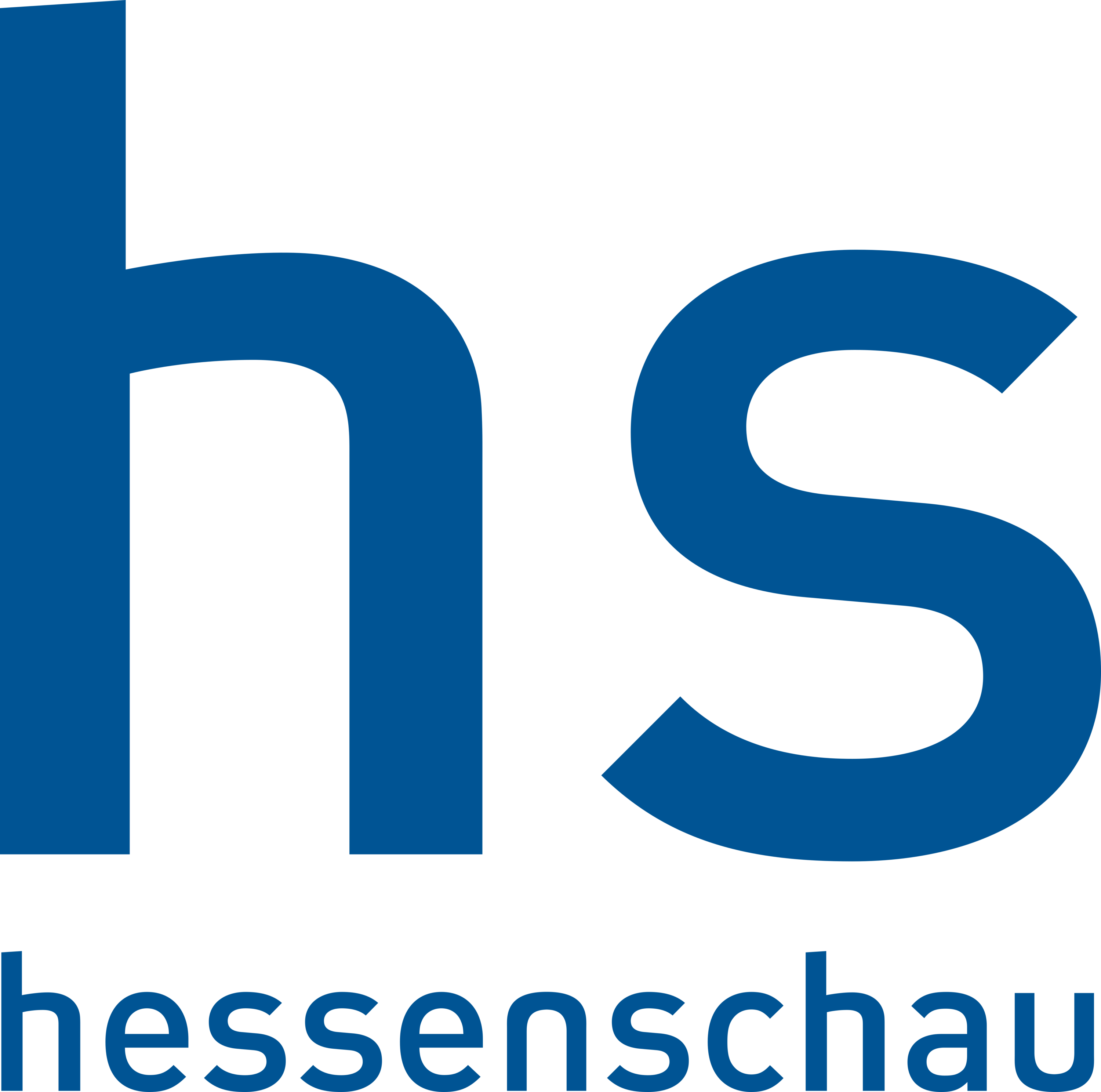Hessenschau Logo icon blue text