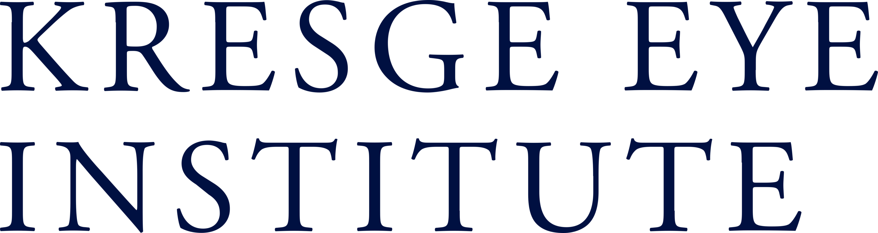 Kresge Eye Institute Logo