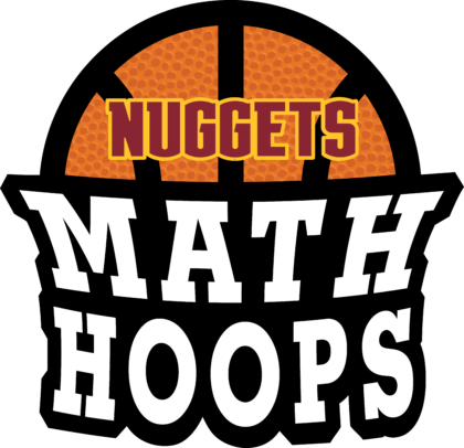 Nuggets Math Hoops Logo