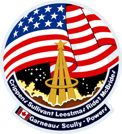 STS 41G Misson Patch Logo