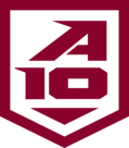 Atlantic 10 Conference Shield in Fordham Logo