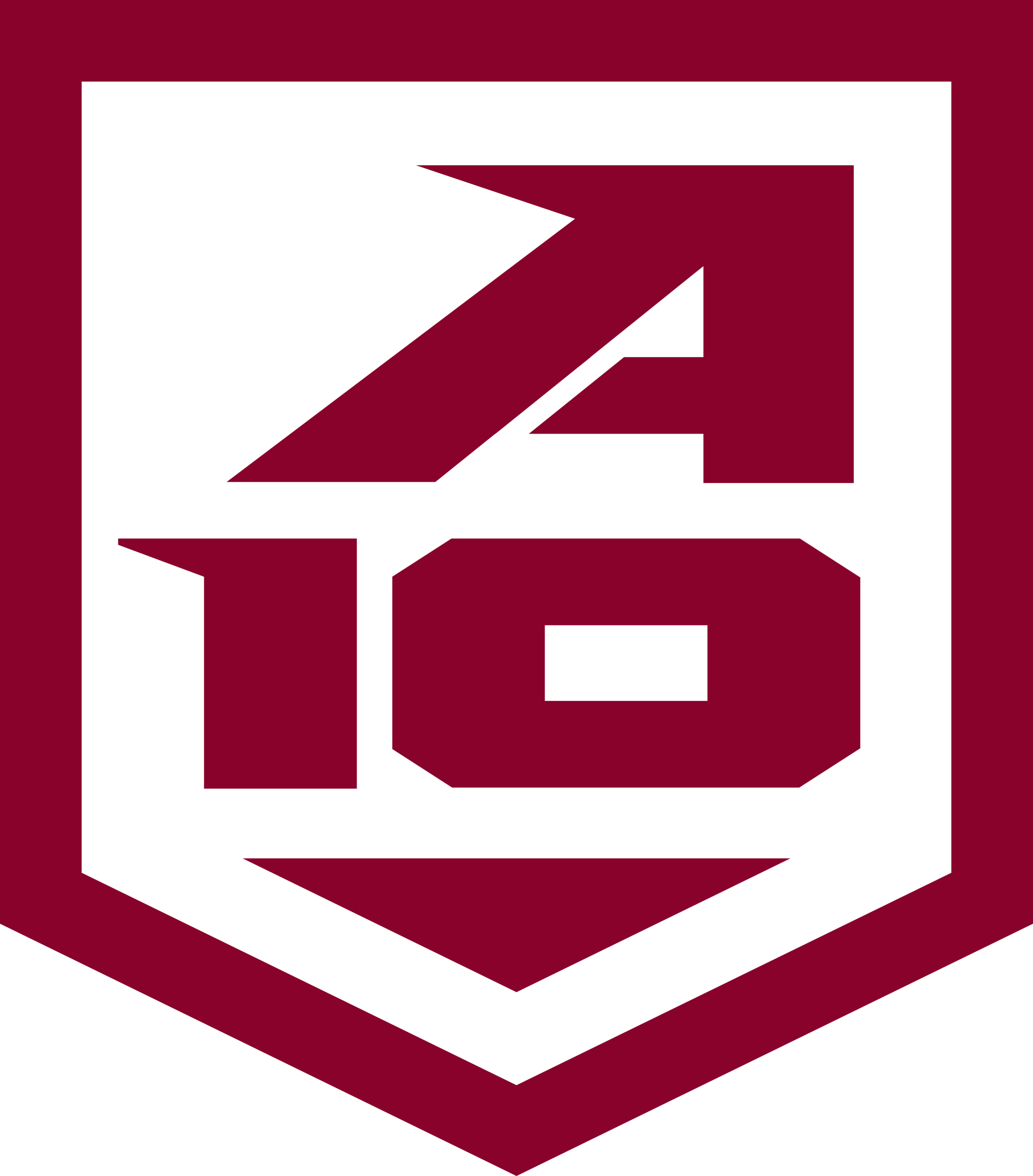 Atlantic 10 Conference Shield in Fordham Logo