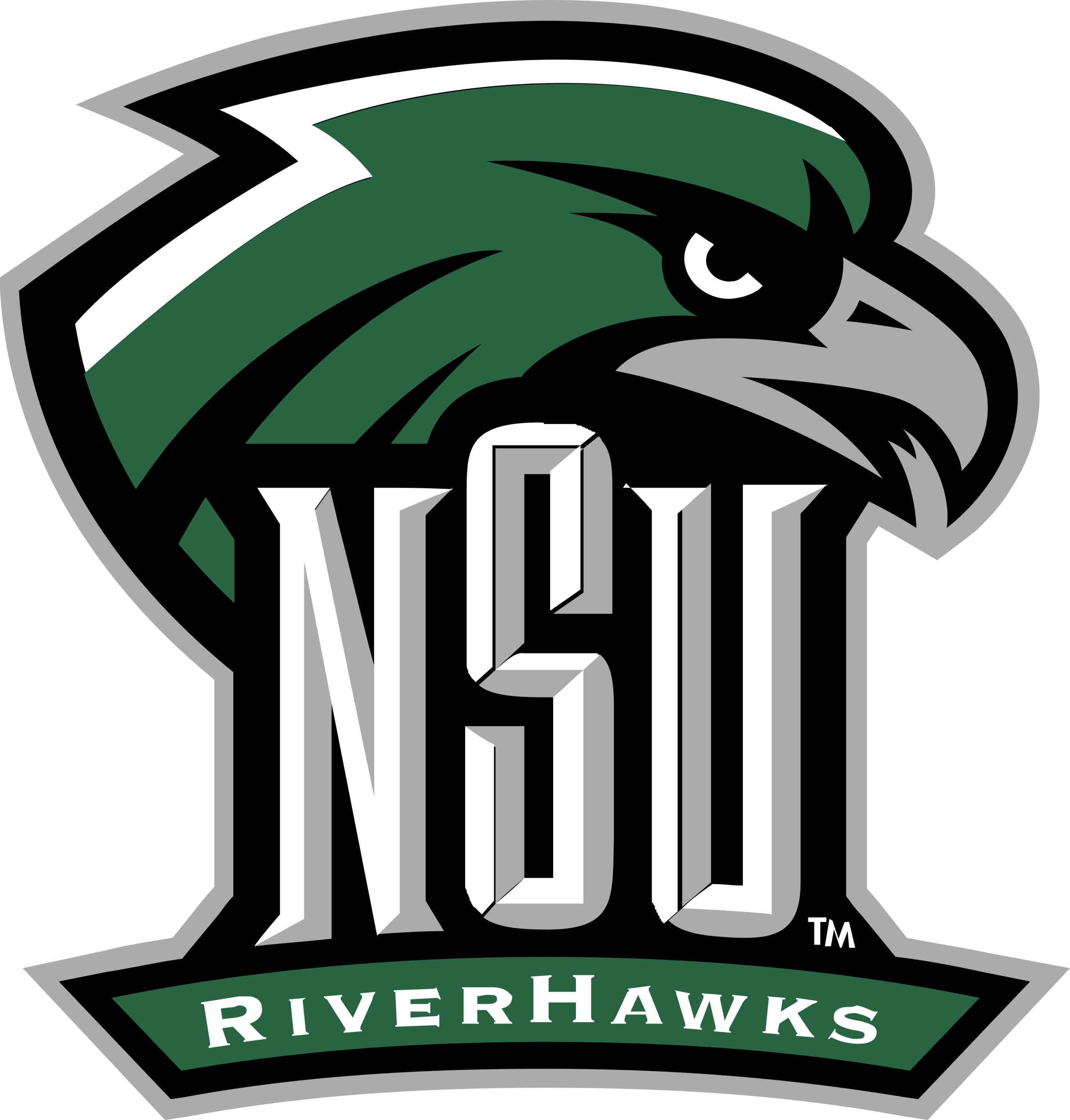 Northeastern State Riverhawks Logo