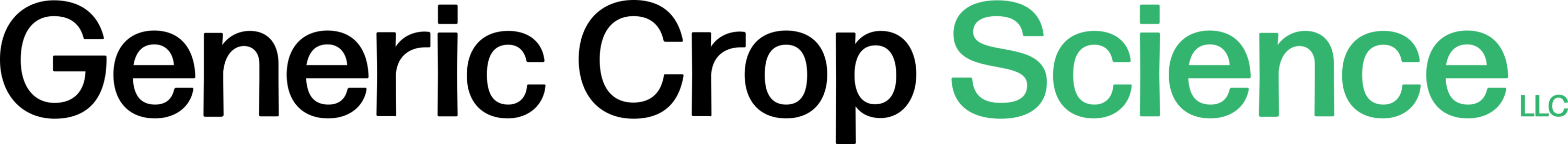 Generic Crop Science Logo wordmark