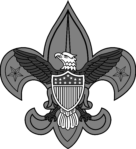 Boy Scouts logo grey